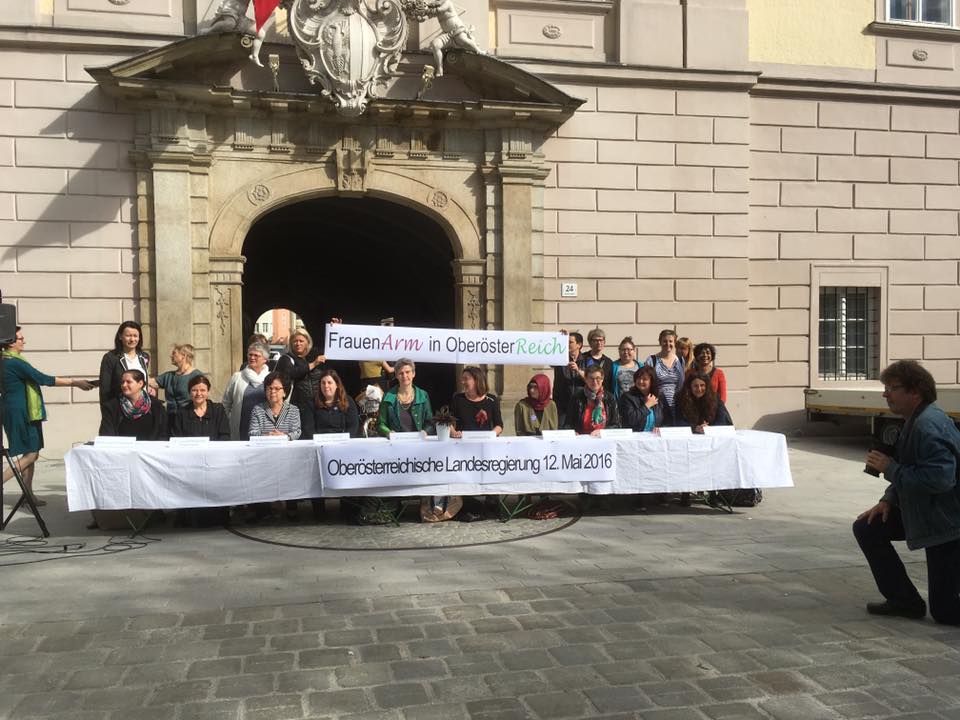 Armut in Oberösterreich: #OhneUnsVielSpaß Parallel-Regierung, Feminismus, Chancengleichheit, Geschlechtergerechtigkeit