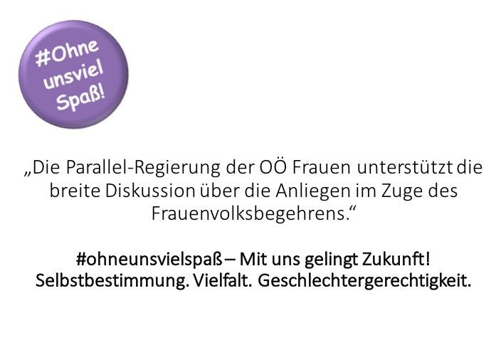 Frauenvolksbegehren 2018 – Diskussion ist wichtig!