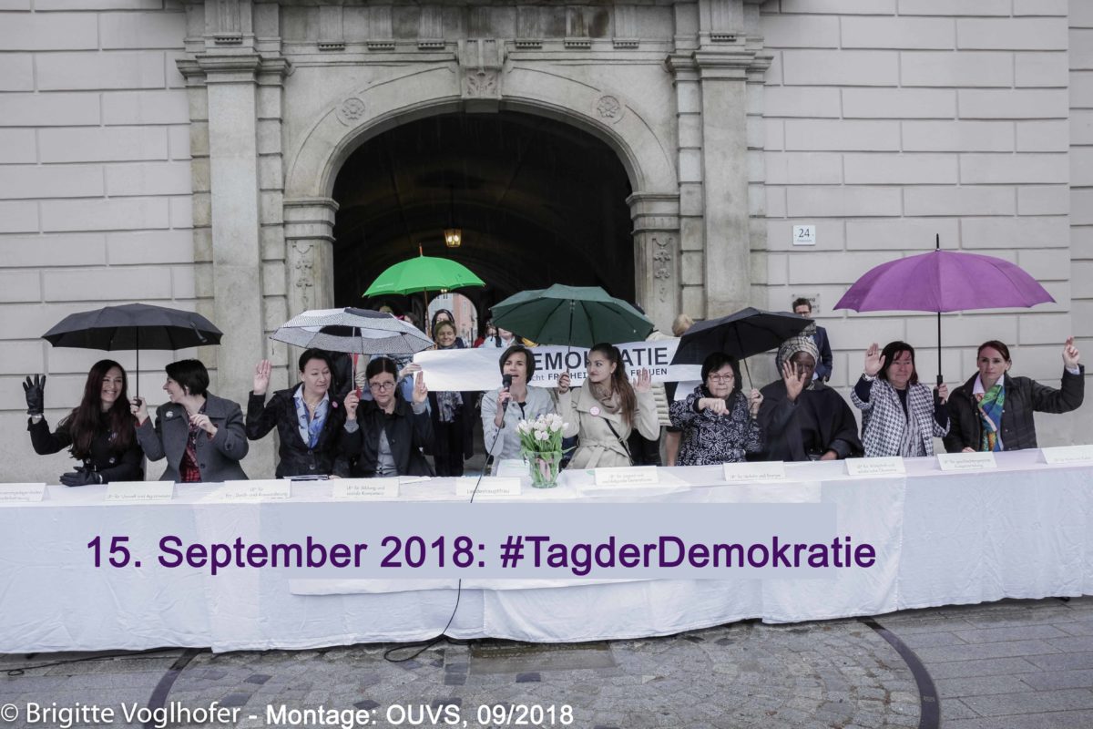 Demokratie ist keine halbe Sache! #OhneunsvielSpaß, #TagderDemokratie